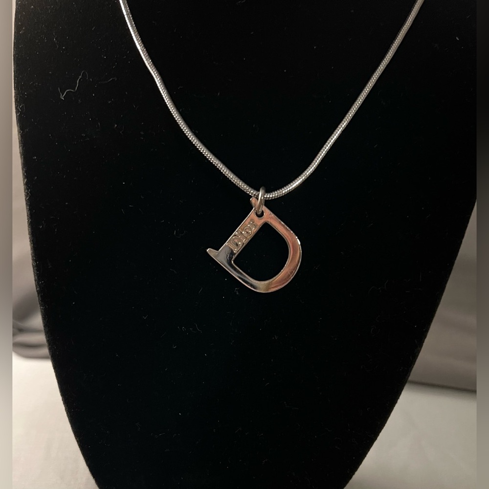 Dior Silver Pendant Necklace - Picture 2 of 4